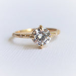 Stella | Round Diamond Starburst Ring