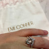 Olivia Crown | 14K Gold & Diamond Contour Band - Emi Conner Jewelry 