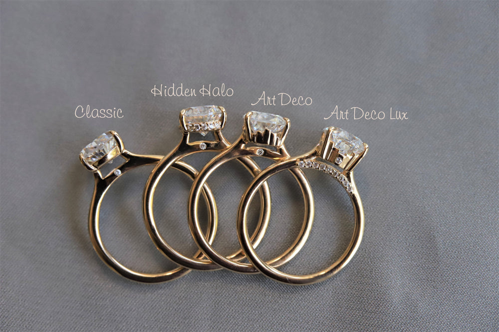 WYN Art Deco Lux | Round Solitaire Ring