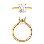 WYN Art Deco | Oval (Elongated) Solitaire Ring