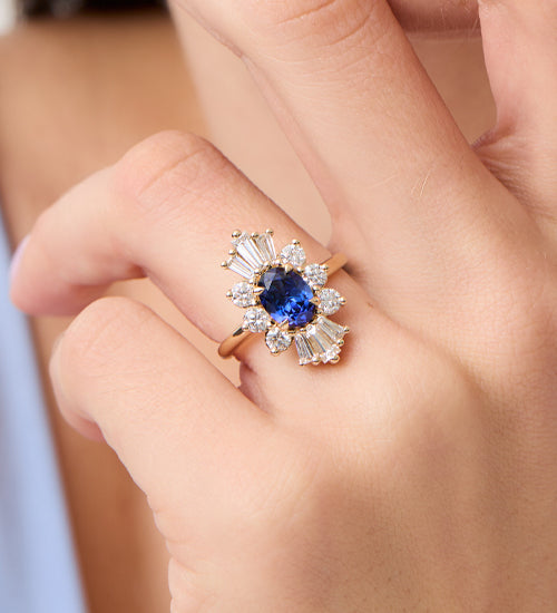 Gemstone Engagement Rings