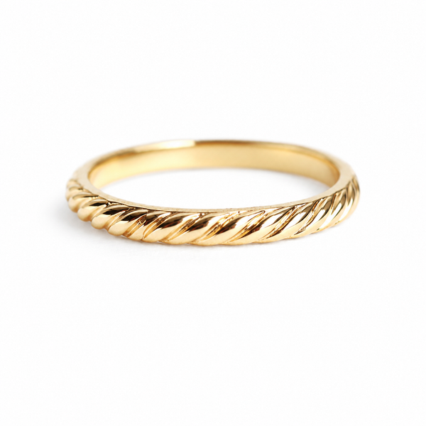 2 mm Rope Comfort-Fit Band Wedding Band