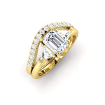 Alexis | Curve Pave' Diamond Band