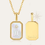 Stella | Zodiac Amulet Mother Of Pearl Necklace