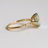 Aurora | 2 ct. Elongated Cushion Cut Aquamarine Accented Ring