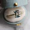 Aurora | 2 ct. Elongated Cushion Cut Aquamarine Accented Ring