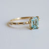 Aurora | 1 ct. Emerald Cut Sky Blue Topaz Accented Ring