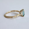 Aurora | 1 ct. Emerald Cut Sky Blue Topaz Accented Ring