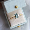 Aurora | 1 ct. Emerald Cut Sky Blue Topaz Accented Ring