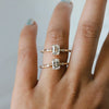 Aurora | 1 ct. Emerald Cut Diamond Accented Ring