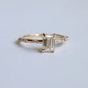 Aurora | 1 ct. Emerald Cut Diamond Accented Ring