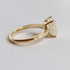 Stella | 2 ct. Emerald Cut Diamond Starburst Ring