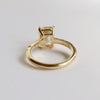 Stella | 2 ct. Emerald Cut Diamond Starburst Ring