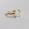 Stella | 2 ct. Emerald Cut Diamond Starburst Ring