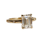 Stella | 2 ct. Emerald Cut Diamond Starburst Ring