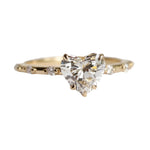 Aurora | 1 ct. Heart Diamond Accented Ring