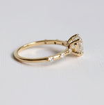 Aurora | 1 ct. Heart Diamond Accented Ring
