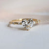 Aurora | 1 ct. Heart Diamond Accented Ring