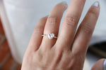 Aurora | 1 ct. Heart Diamond Accented Ring