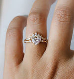 Aurora | 1 ct. Heart Diamond Accented Ring