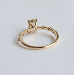 Aurora | 1 ct. Oval Diamond Accented Ring