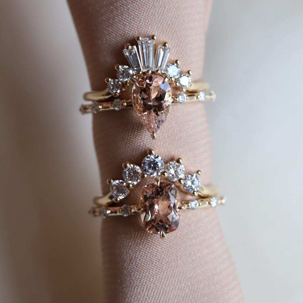 Aurora 5-Stone Curve Band