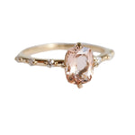 Aurora | 1 ct. Cushion Cut Morganite Accented Ring
