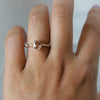 Aurora | 1 ct. Cushion Cut Morganite Accented Ring