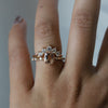 Aurora | 1 ct. Pear Morganite Accented Ring