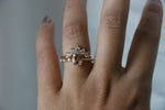 Aurora | 1 ct. Pear Morganite Accented Ring