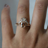 Aurora | 1 ct. Cushion Cut Morganite Accented Ring