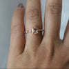 Aurora | 1 ct. Pear Morganite Accented Ring