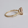 Aurora | 1 ct. Pear Morganite Accented Ring