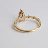 Aurora | 1 ct. Pear Morganite Accented Ring