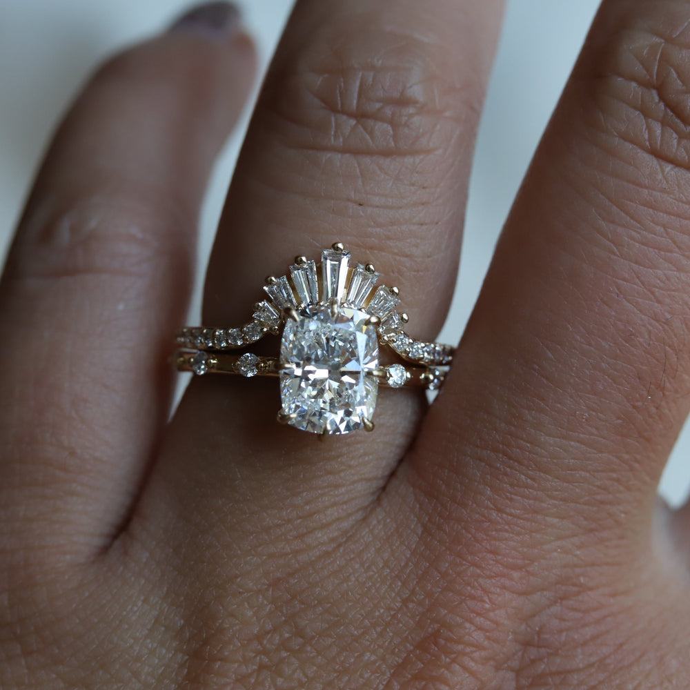 Empress Crown No.7 Pave' Band
