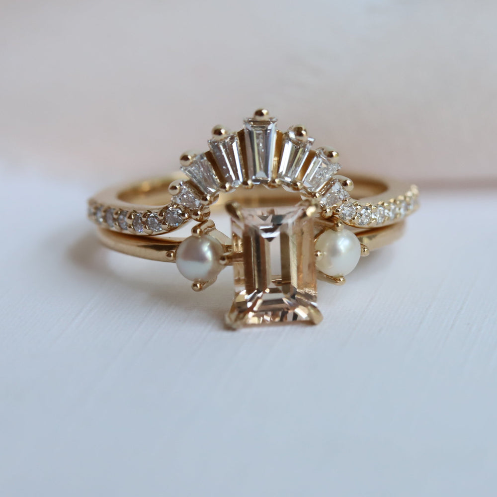 Empress Crown No.7 Pave' Band