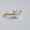 Aurora | 1 ct. Elongated Cushion Diamond Accented Ring