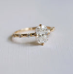 Aurora | 1 ct. Elongated Cushion Diamond Accented Ring