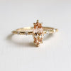 Aurora | 1 ct. Marquise Morganite Accented Ring