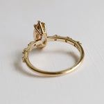 Aurora | 1 ct. Marquise Morganite Accented Ring