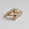 Aurora | 1 ct. Marquise Morganite Accented Ring