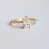 Aurora | 1 ct. Pear Diamond Accented Ring
