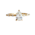 Aurora | 1 ct. Pear Diamond Accented Ring