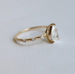 Aurora | 1 ct. Pear Diamond Accented Ring