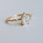 Aurora | 1 ct. Pear Diamond Accented Ring