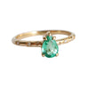 Stella | Pear Emerald Starburst Ring
