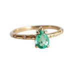 Stella | Pear Emerald Starburst Ring