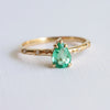 Stella | Pear Emerald Starburst Ring