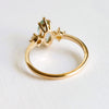 EVA | 1 ct. Marquise Aquamarine and Pearl Side Stone Ring