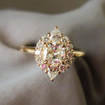Jazlyn | Square Cushion Cut Lab-Grown Diamond Halo Ring
